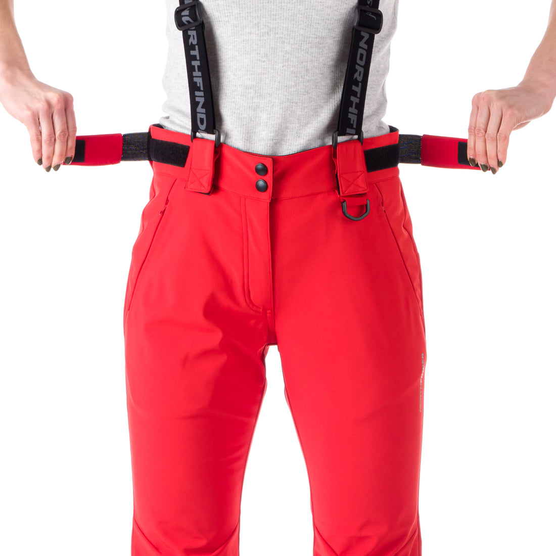 NO-4828SNW women's ski softshell pants 3L CLARISSA