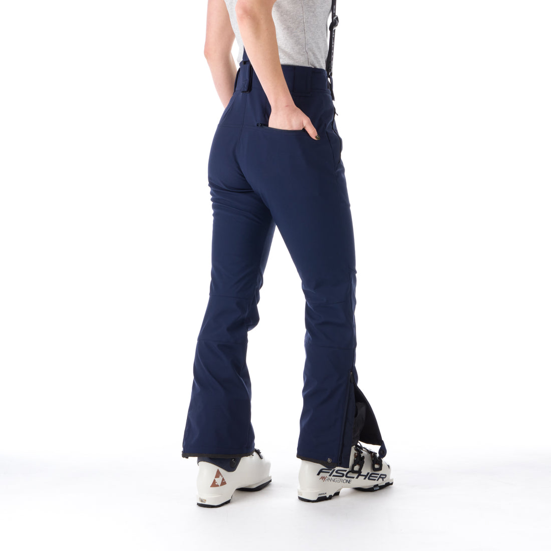 NO-4828SNW women's ski softshell pants 3L CLARISSA