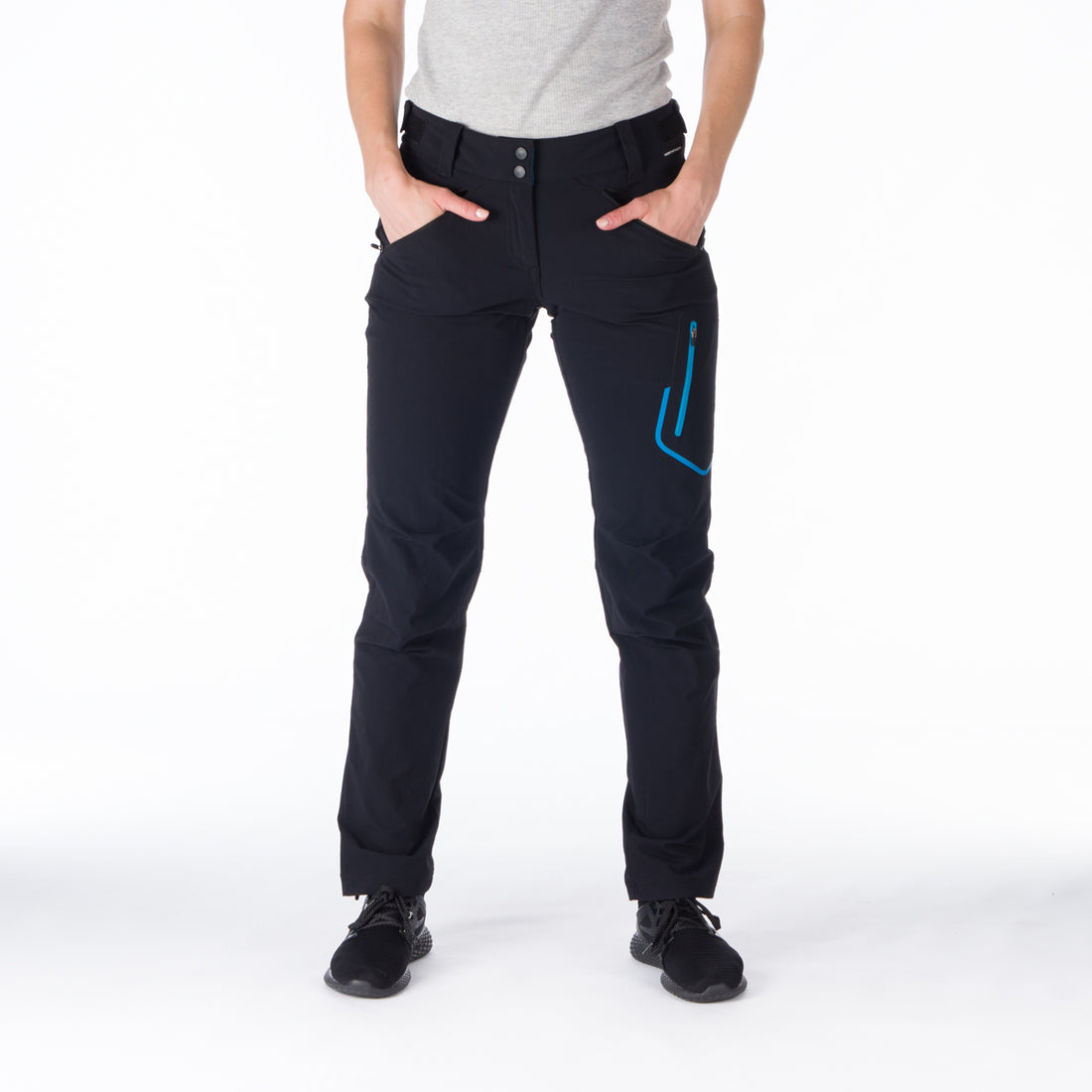 NO-4841OR women's travel elastic regular fit pants LAUREL