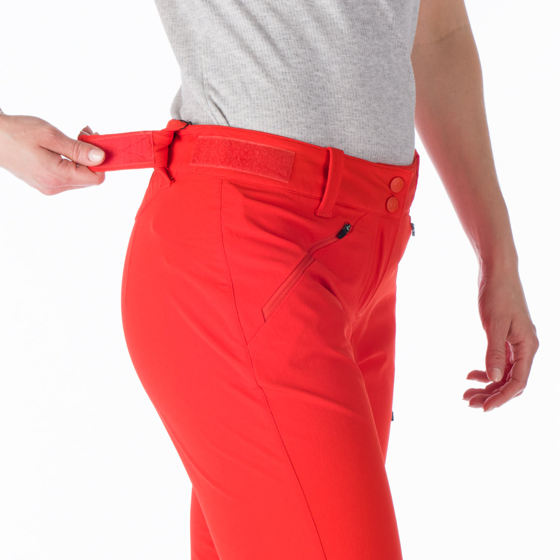 NO-4841OR women's travel elastic regular fit pants LAUREL