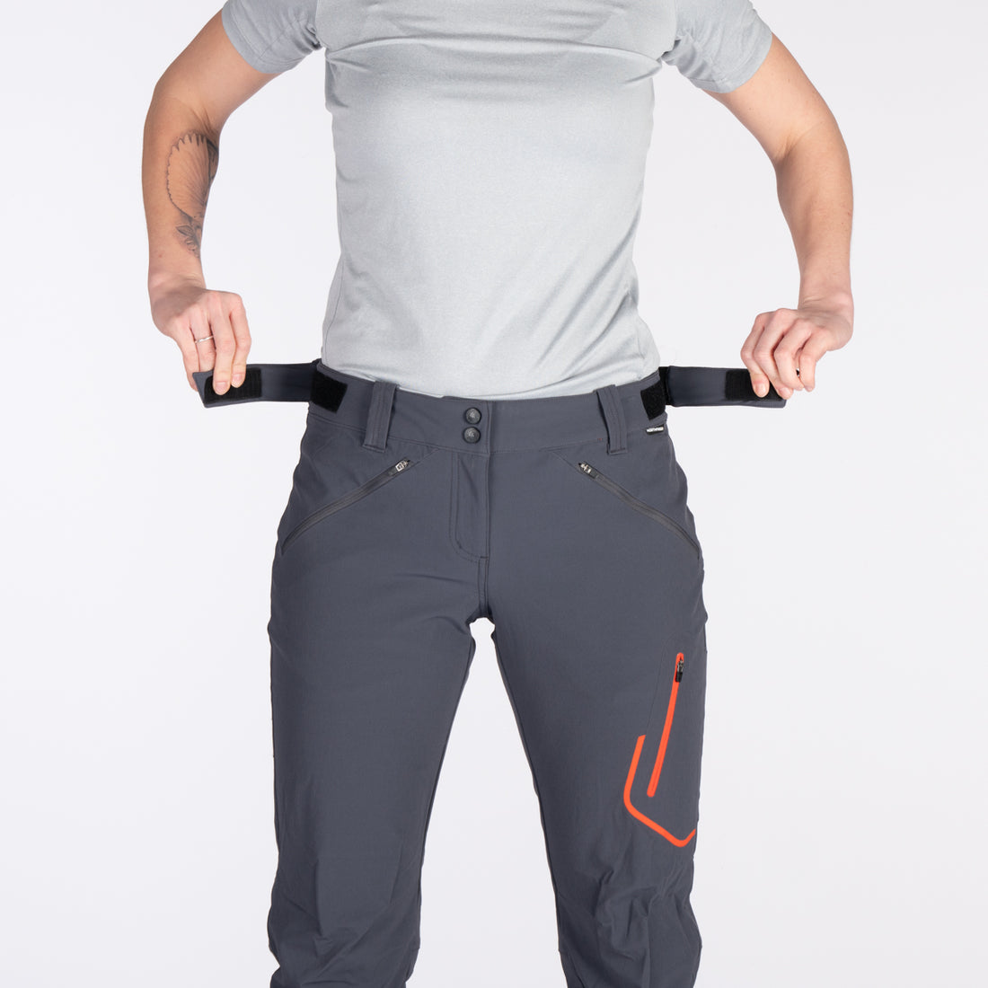 NO-4841OR women's travel elastic regular fit pants LAUREL