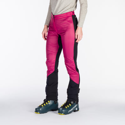 NO-4850SKP women's ski-touring hybrid active lightweight full zip pants with Polartec Alpha direct VETERNE
