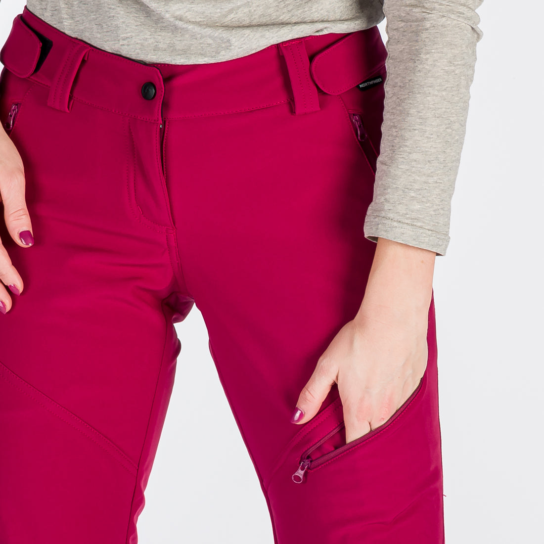 NO-4881OR women's trekking softshell pants outdoor 3L JUANITA