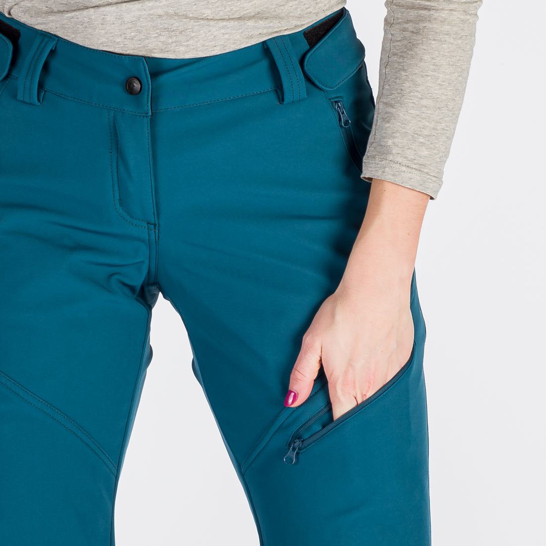 NO-4881OR women's trekking softshell pants outdoor 3L JUANITA