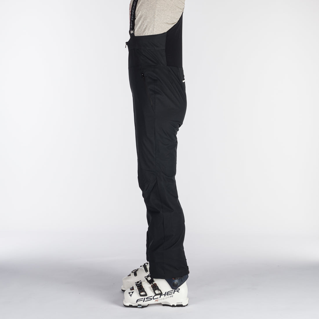 NO-4892SNW women's ski stretch high cut trousers with bib BESSIE