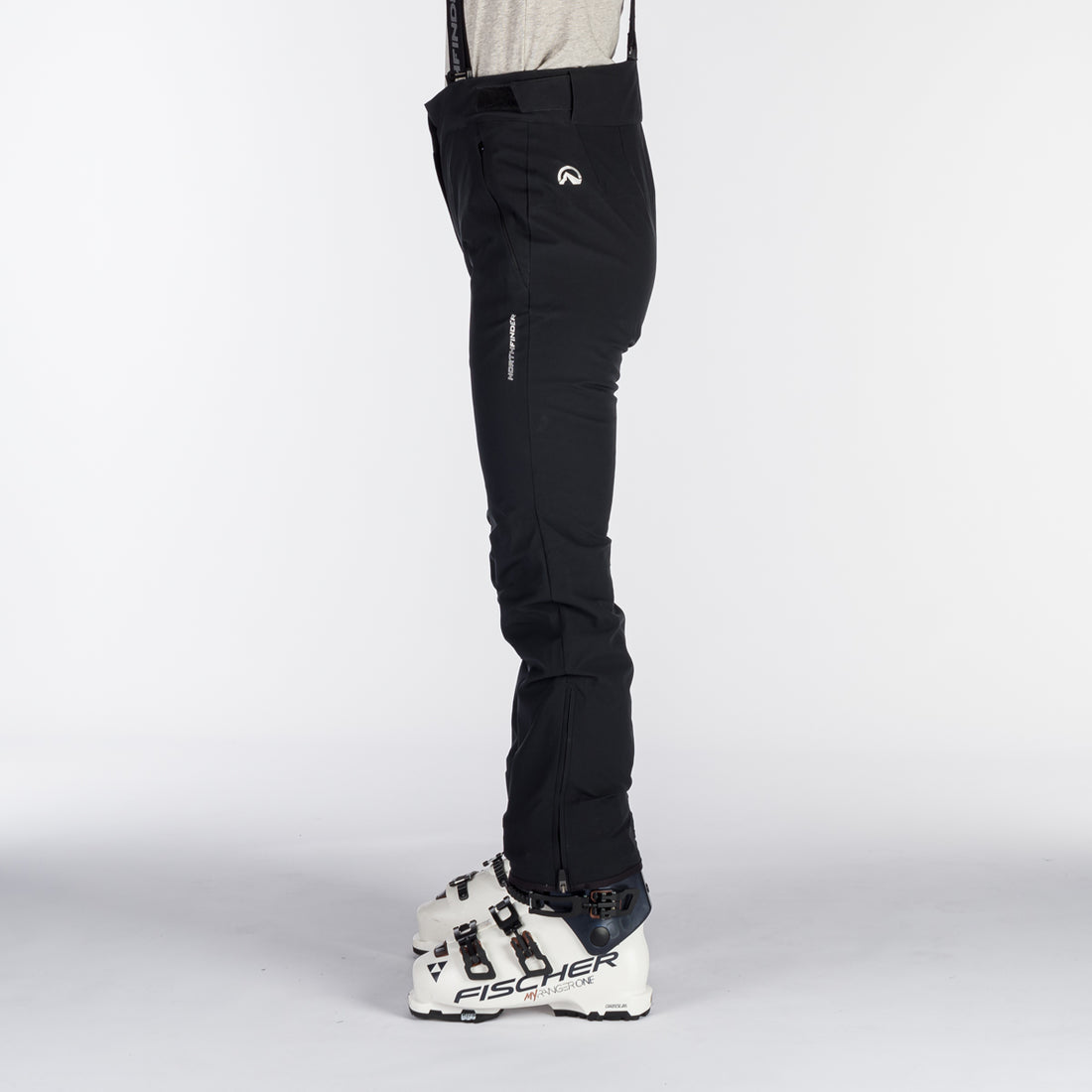 NO-4894SNW women's ski comfortable trousers with braces ALMA