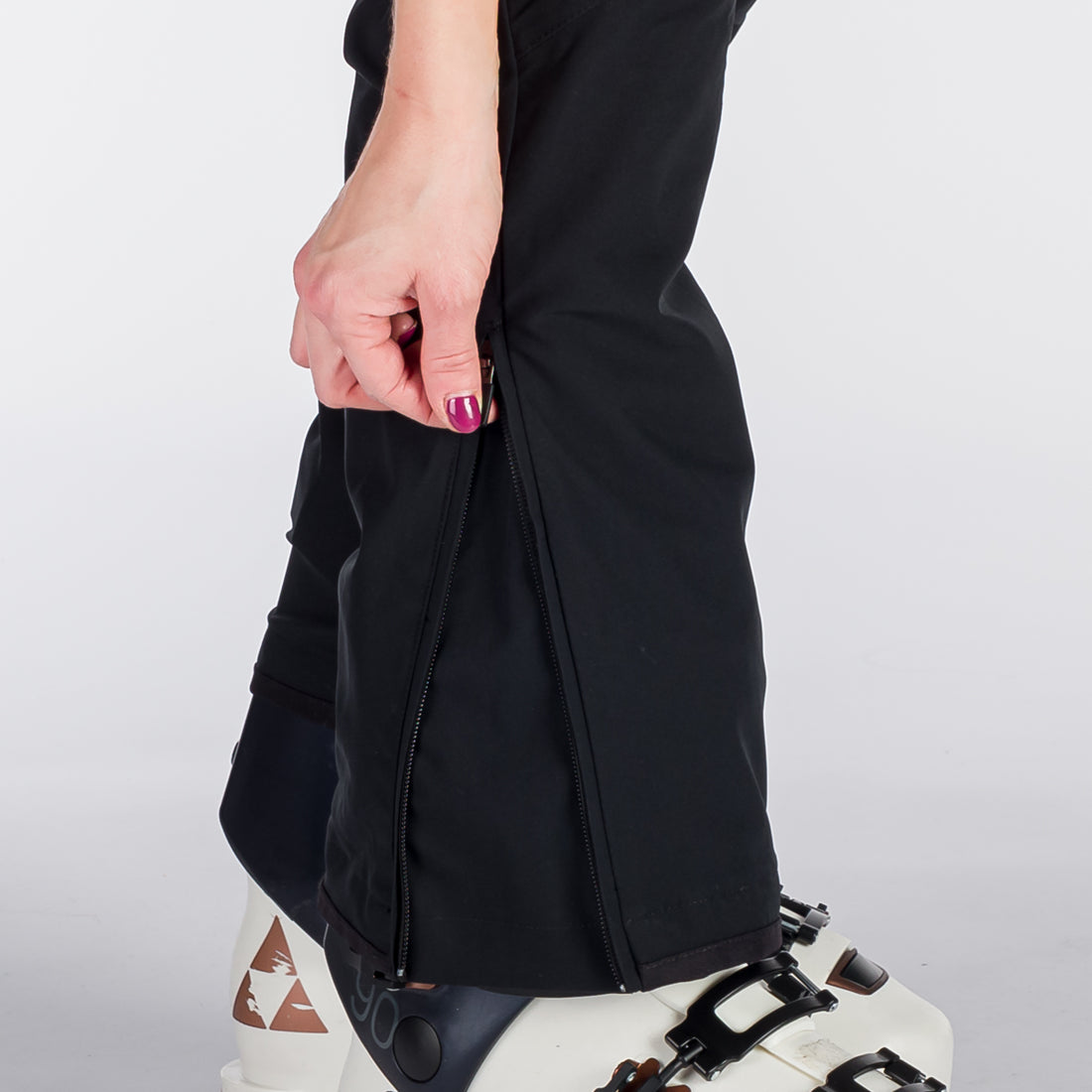 NO-4894SNW women's ski comfortable trousers with braces ALMA