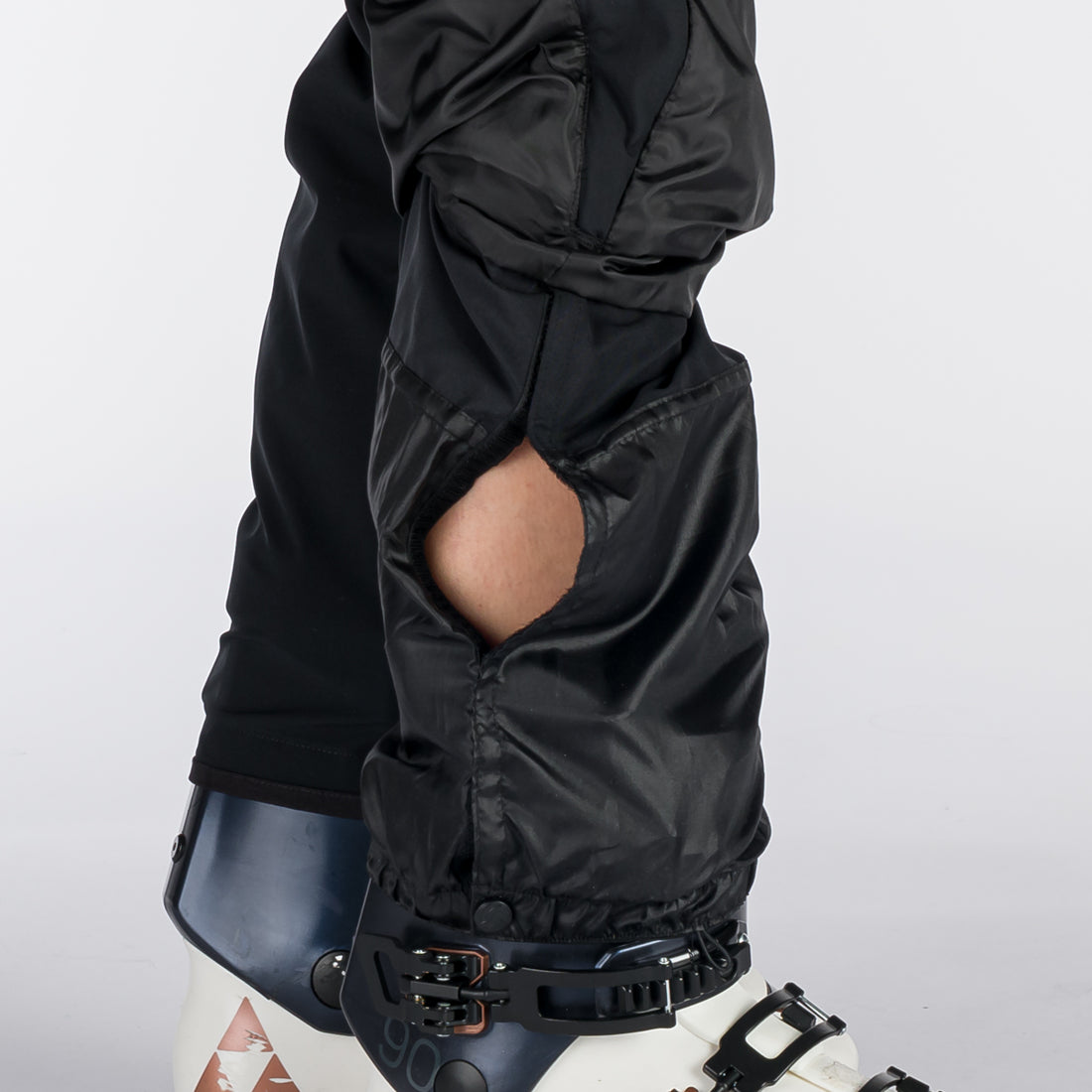 NO-4894SNW women's ski comfortable trousers with braces ALMA