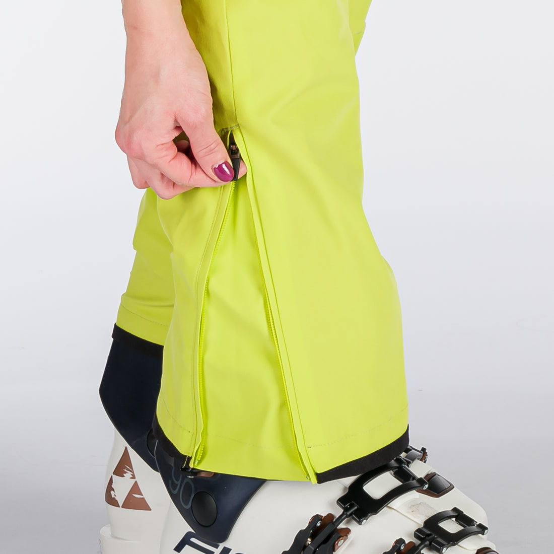 NO-4894SNW women's ski comfortable trousers with braces ALMA