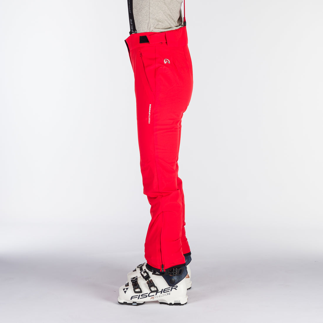 NO-4894SNW women's ski comfortable trousers with braces ALMA