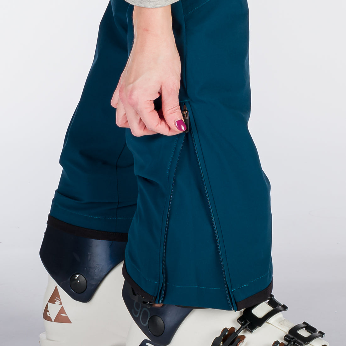 NO-4894SNW women's ski comfortable trousers with braces ALMA