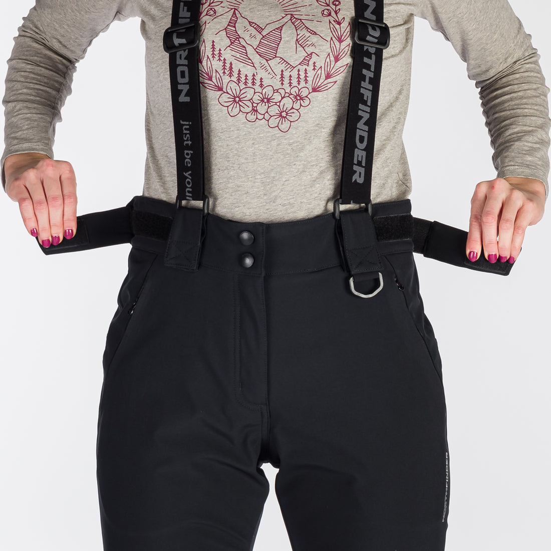 NO-4896SNW women's ski softshell trousers SYLVIA