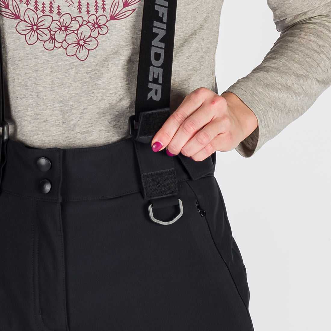 NO-4896SNW women's ski softshell trousers SYLVIA