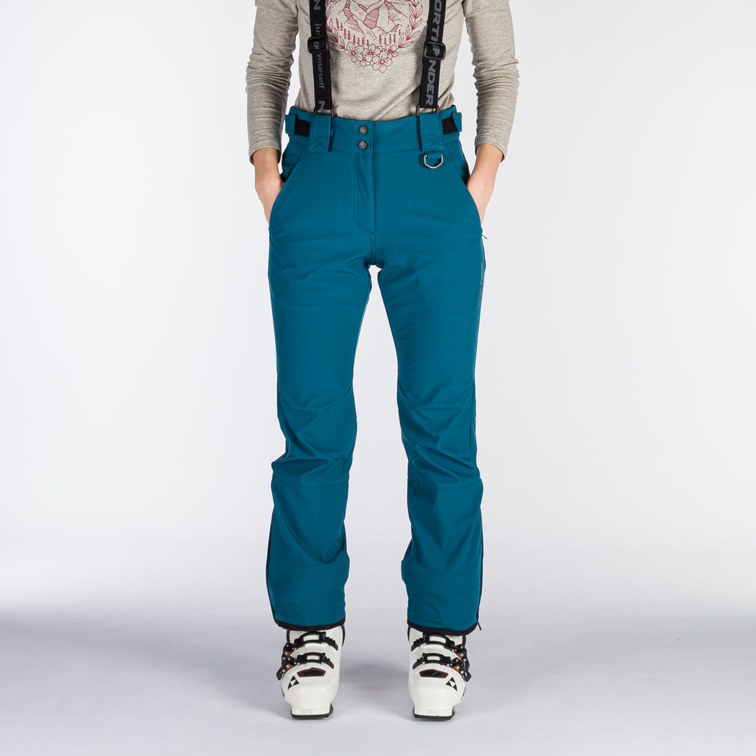 NO-4896SNW women's ski softshell trousers SYLVIA