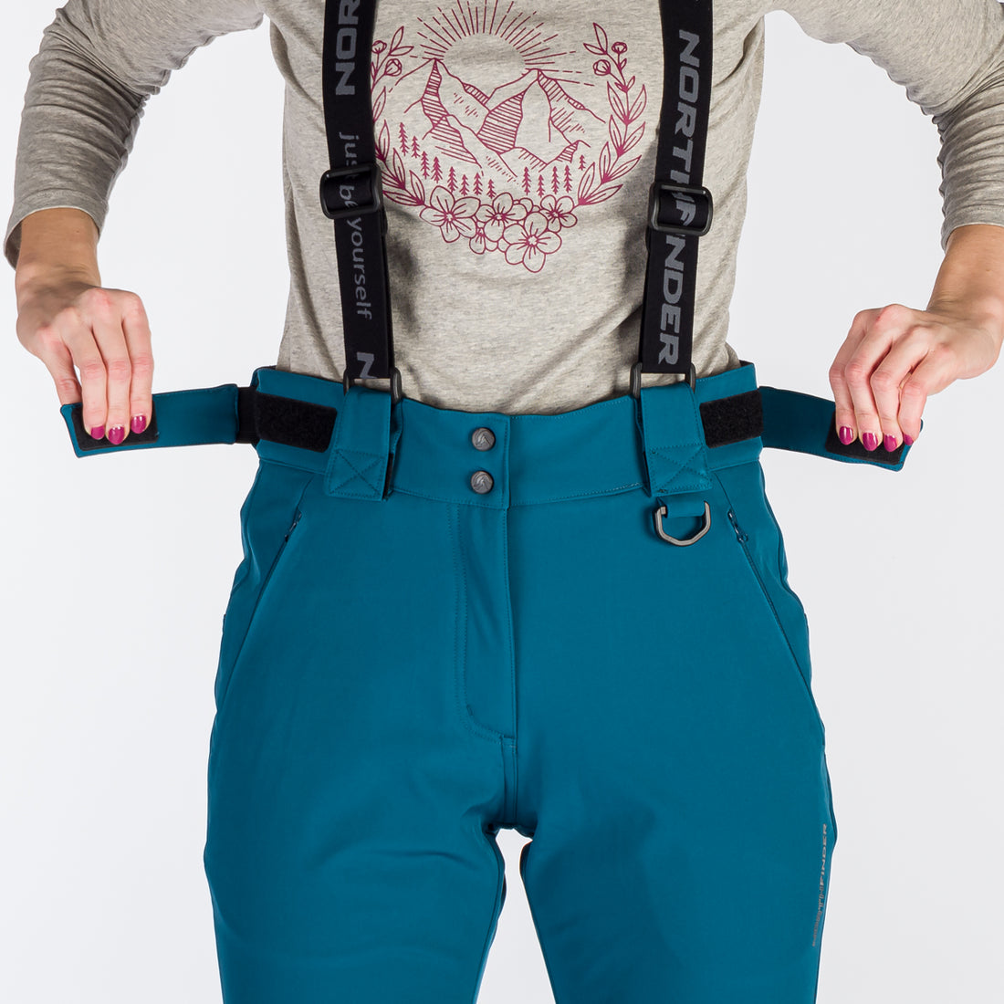 NO-4896SNW women's ski softshell trousers SYLVIA
