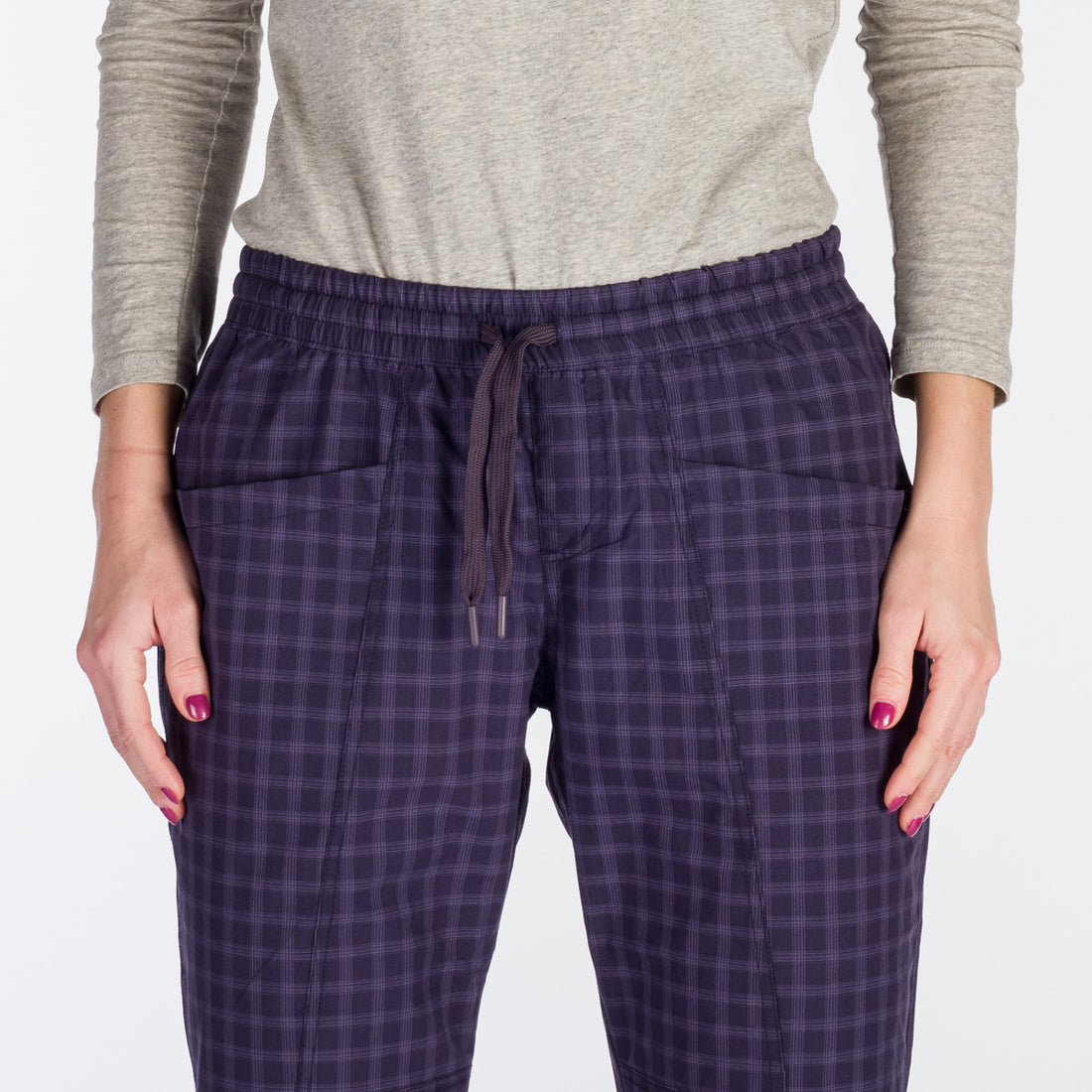 NO-4902OR women's outdoor pants check style 1L