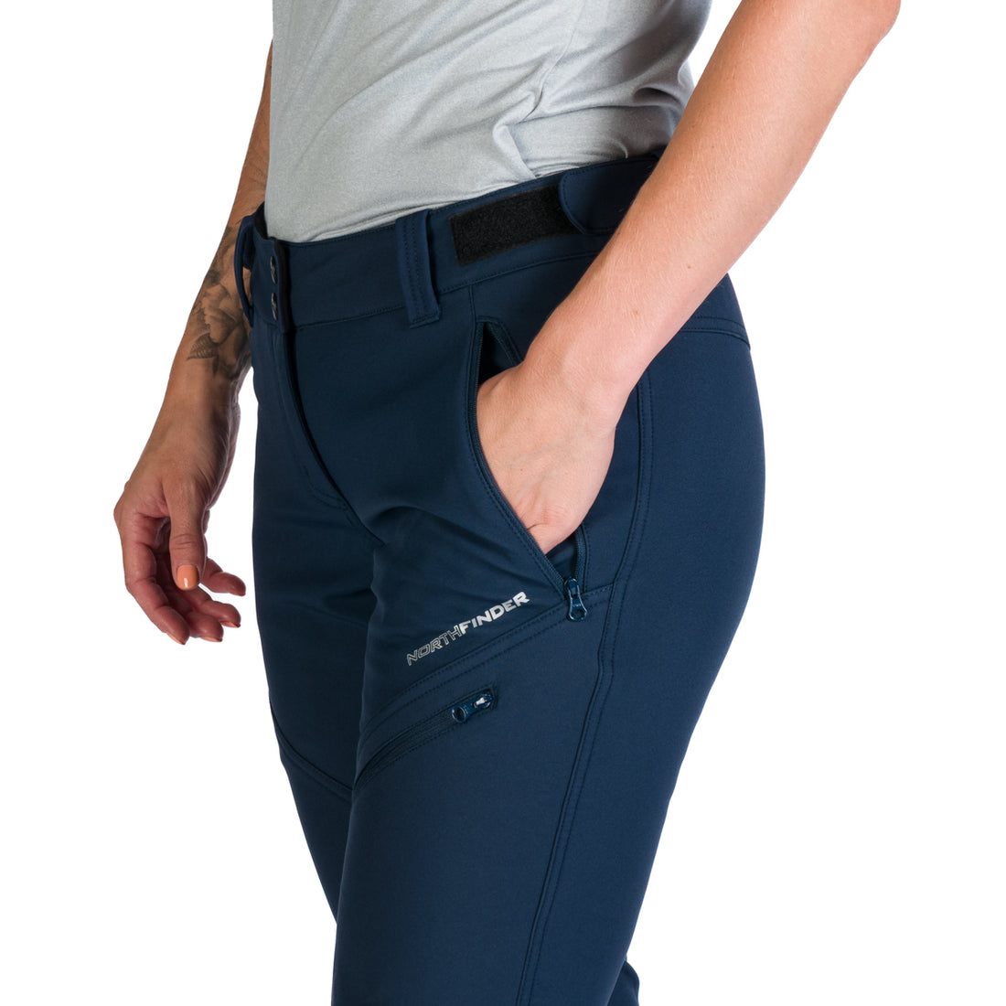 NO-4910OR Women's Softshell Trousers 10k/5k PLARET