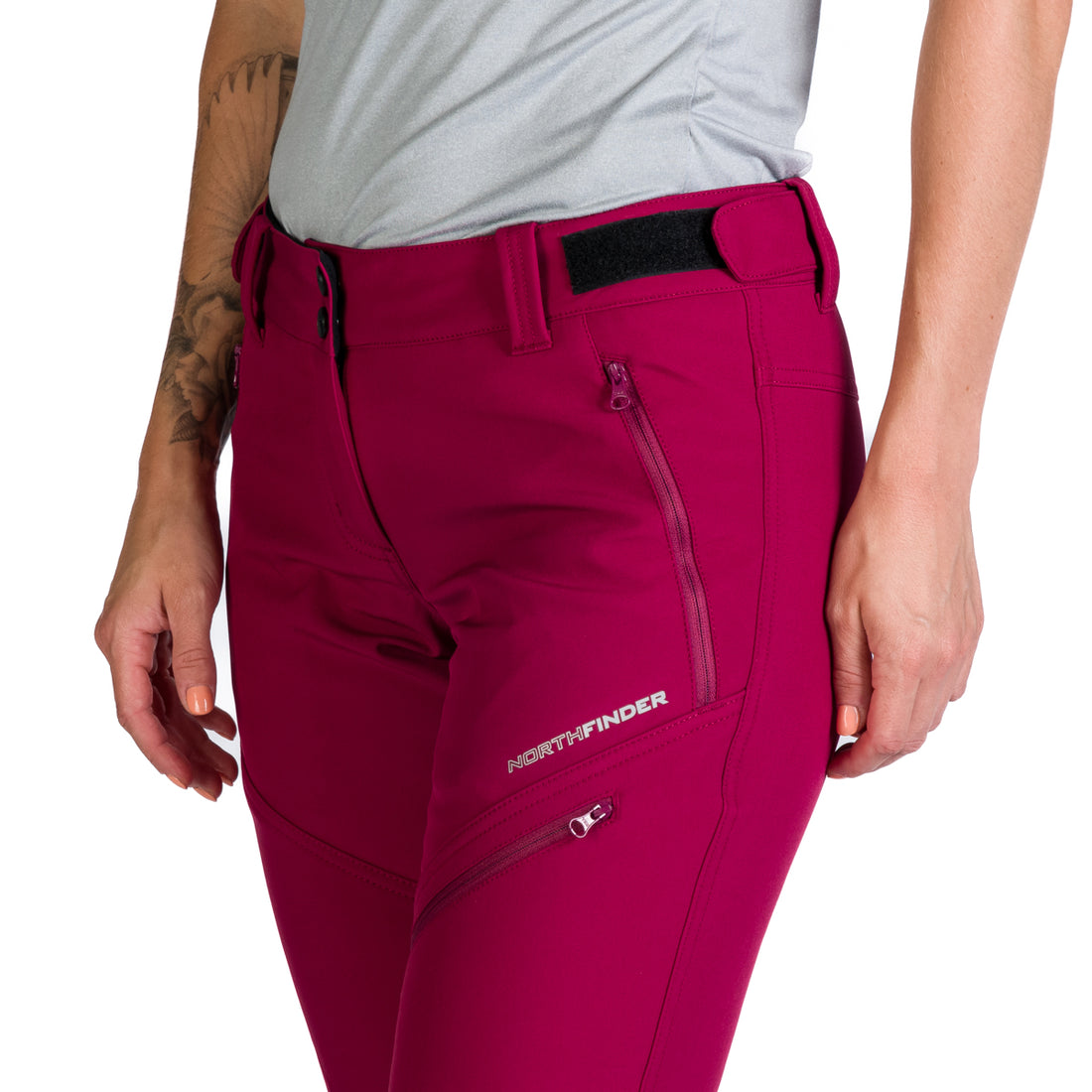 NO-4910OR Women's Softshell Trousers 10k/5k PLARET
