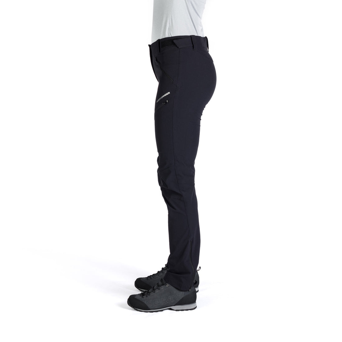 NO-4929OR women's travel elastic regular fit pants JANICE