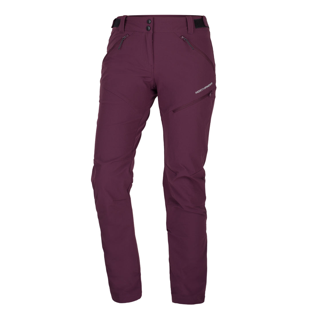 NO-4929OR women's travel elastic regular fit pants JANICE