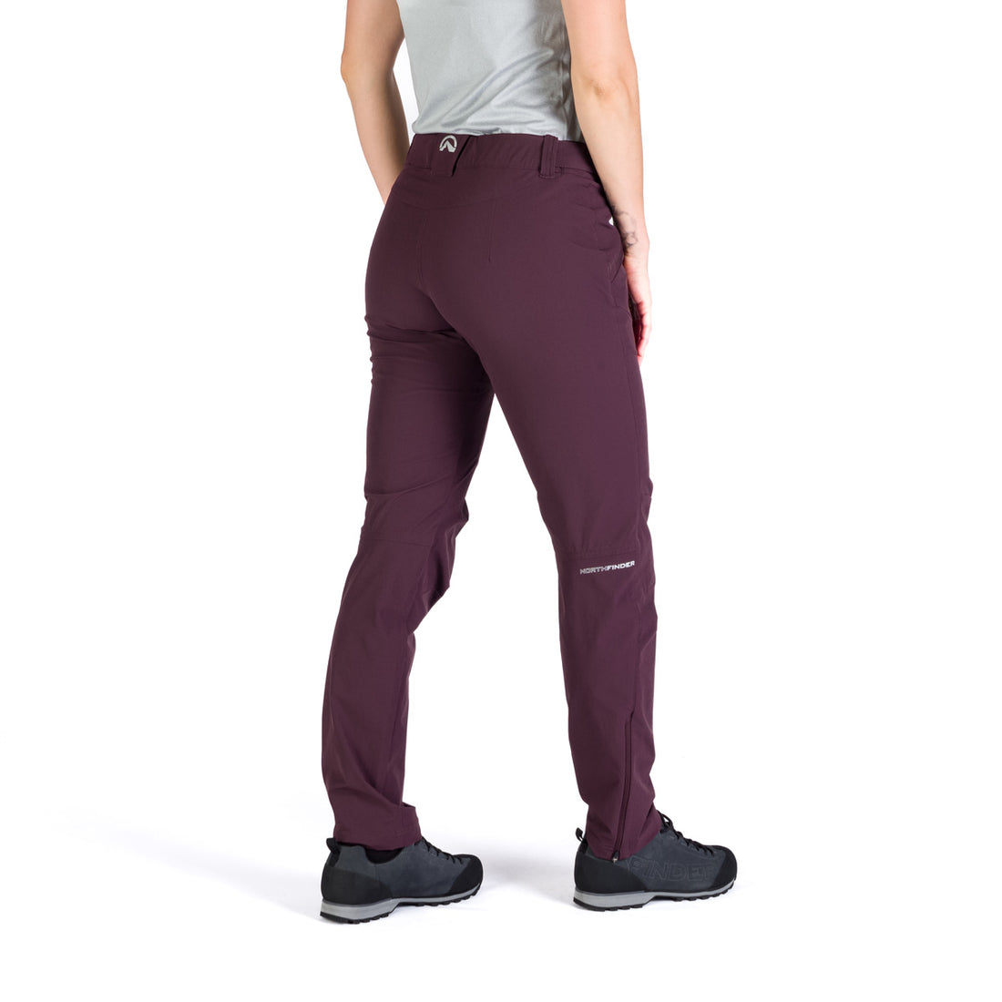 NO-4929OR women's travel elastic regular fit pants JANICE