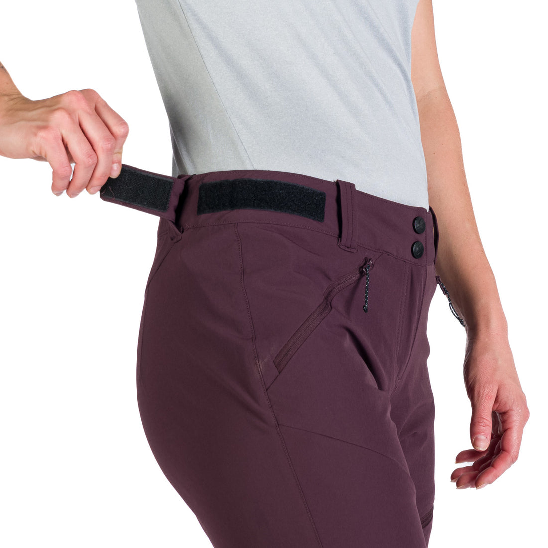 NO-4929OR women's travel elastic regular fit pants JANICE