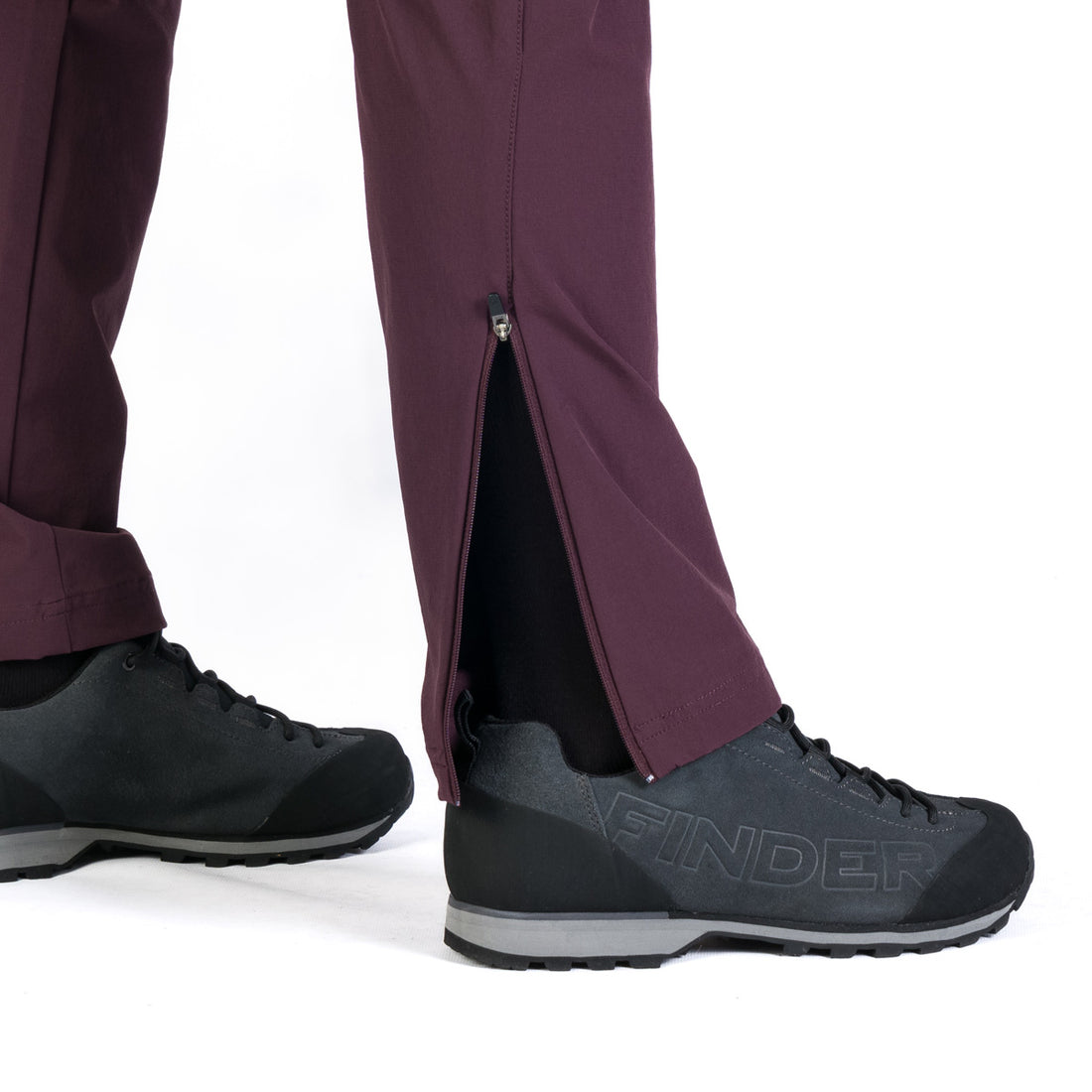 NO-4929OR women's travel elastic regular fit pants JANICE