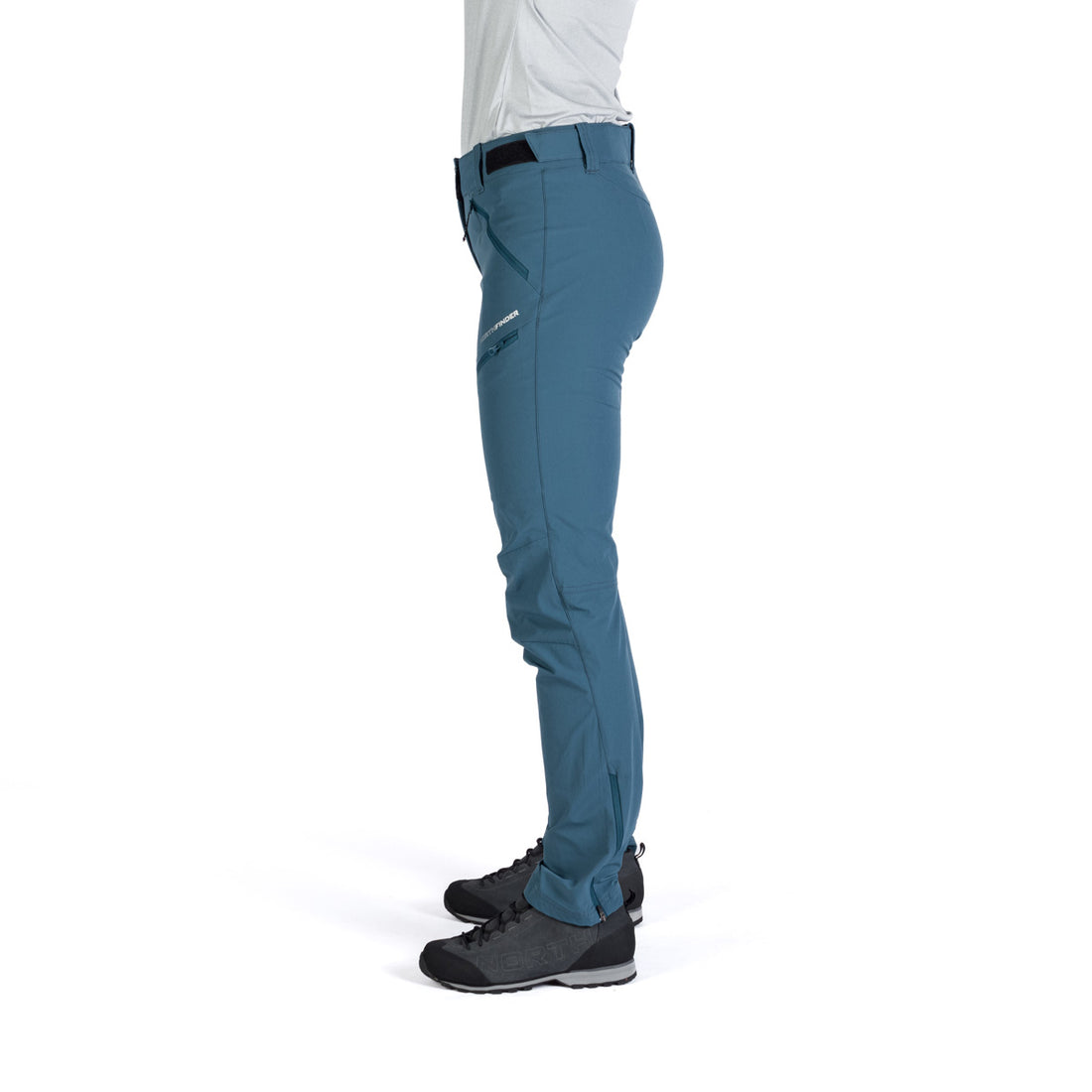 NO-4929OR women's travel elastic regular fit pants JANICE