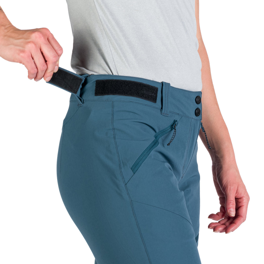 NO-4929OR women's travel elastic regular fit pants JANICE