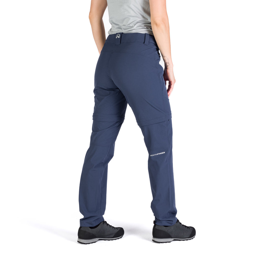 NO-4933OR women's trekking 2in1 zip off stretch pants KAY