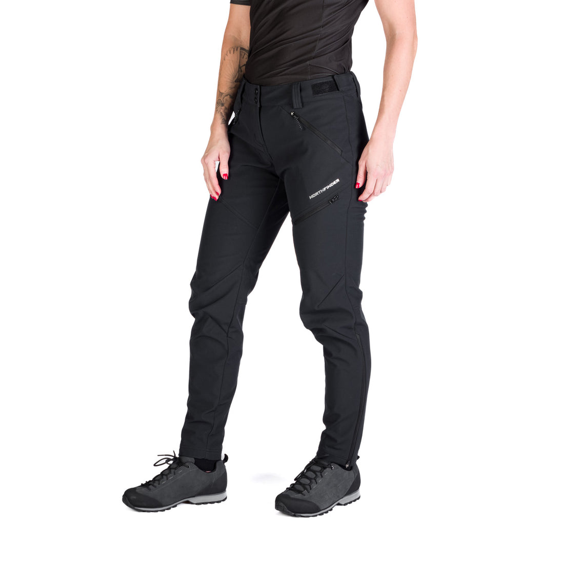 NO-4956OR women's trekking softshell trousers outdoor 3L LORA