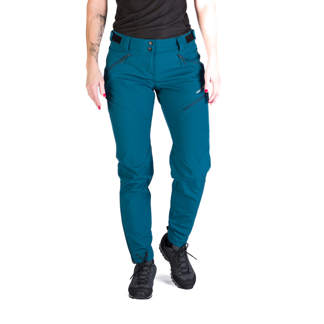 NO-4956OR women's trekking softshell trousers outdoor 3L LORA