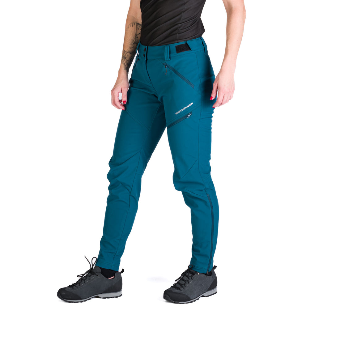 NO-4956OR women's trekking softshell trousers outdoor 3L LORA