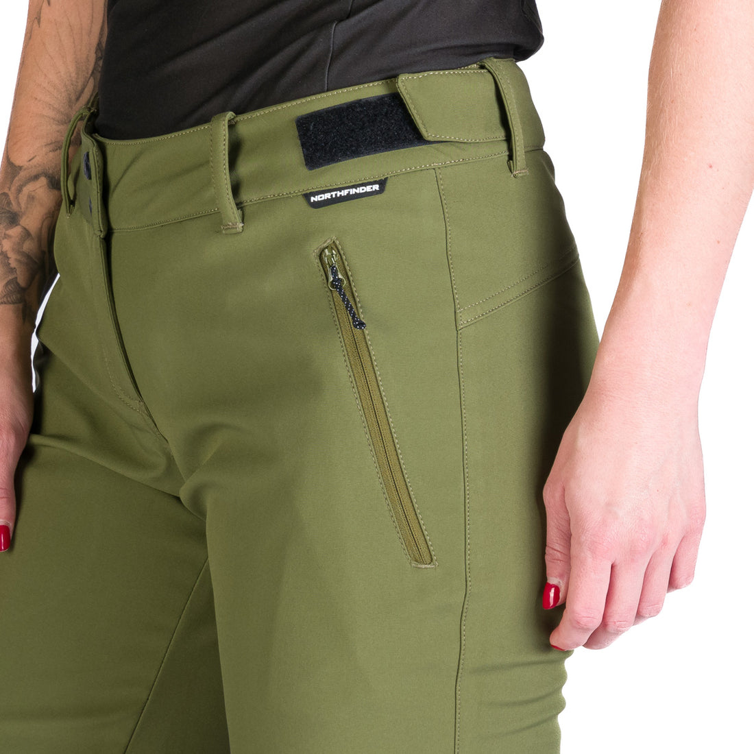 NO-4958OR women's softshell trousers 3L TAMI