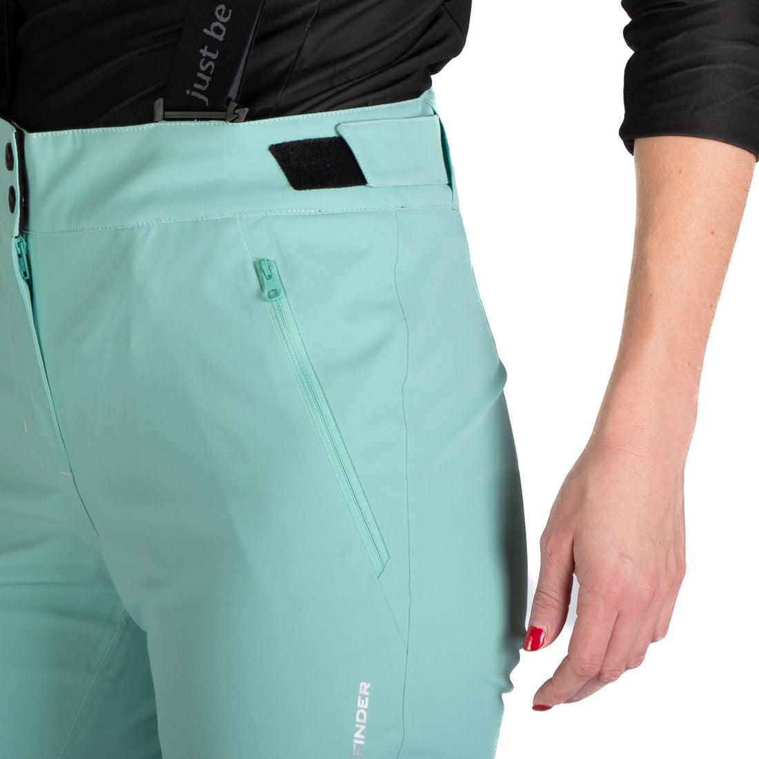 NO-4969SNW women's ski comfortable trousers with braces TAMERA