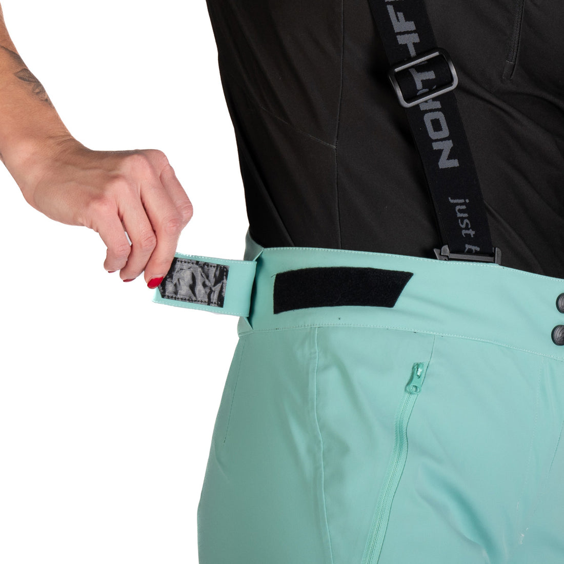 NO-4969SNW women's ski comfortable trousers with braces TAMERA