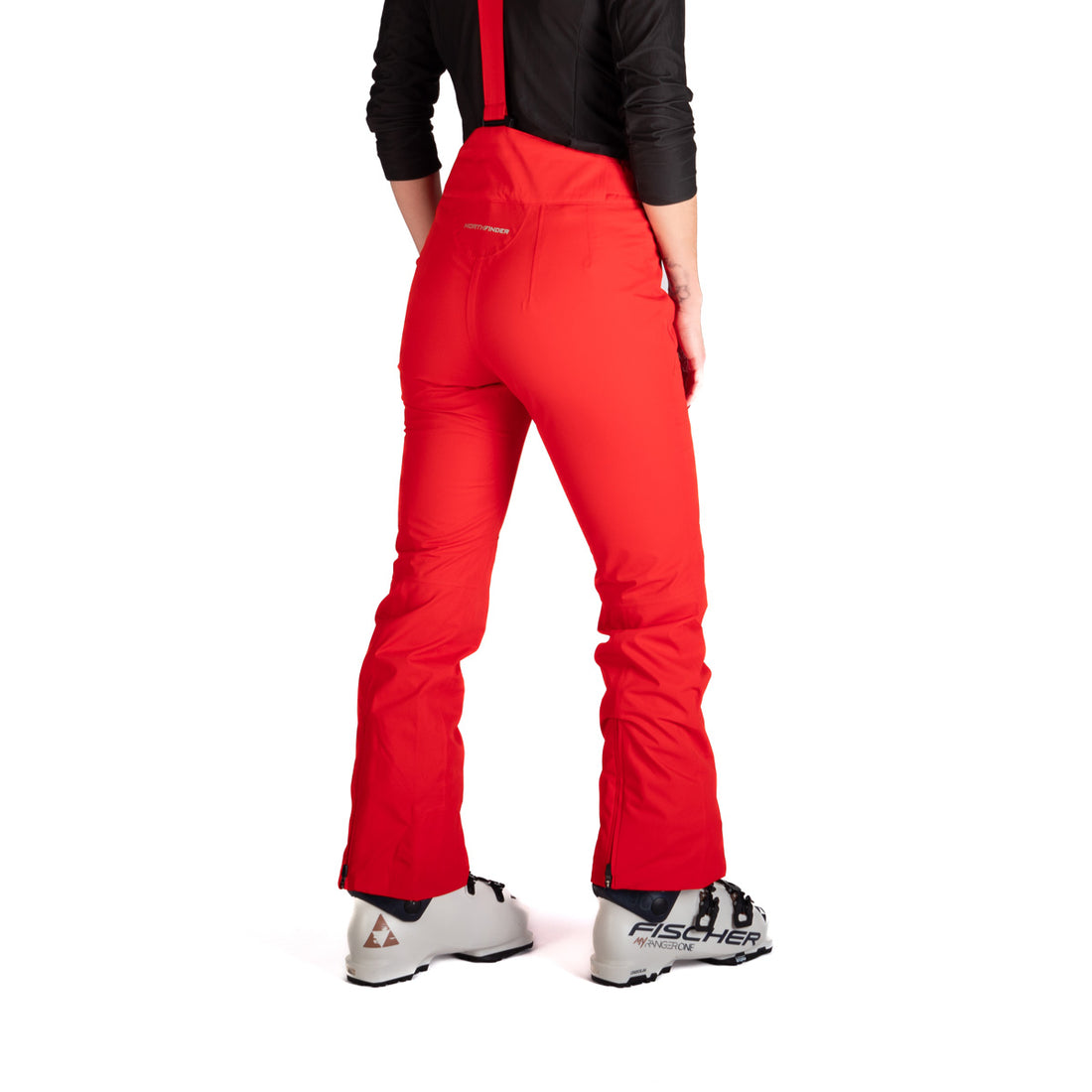 NO-4969SNW women's ski comfortable trousers with braces TAMERA