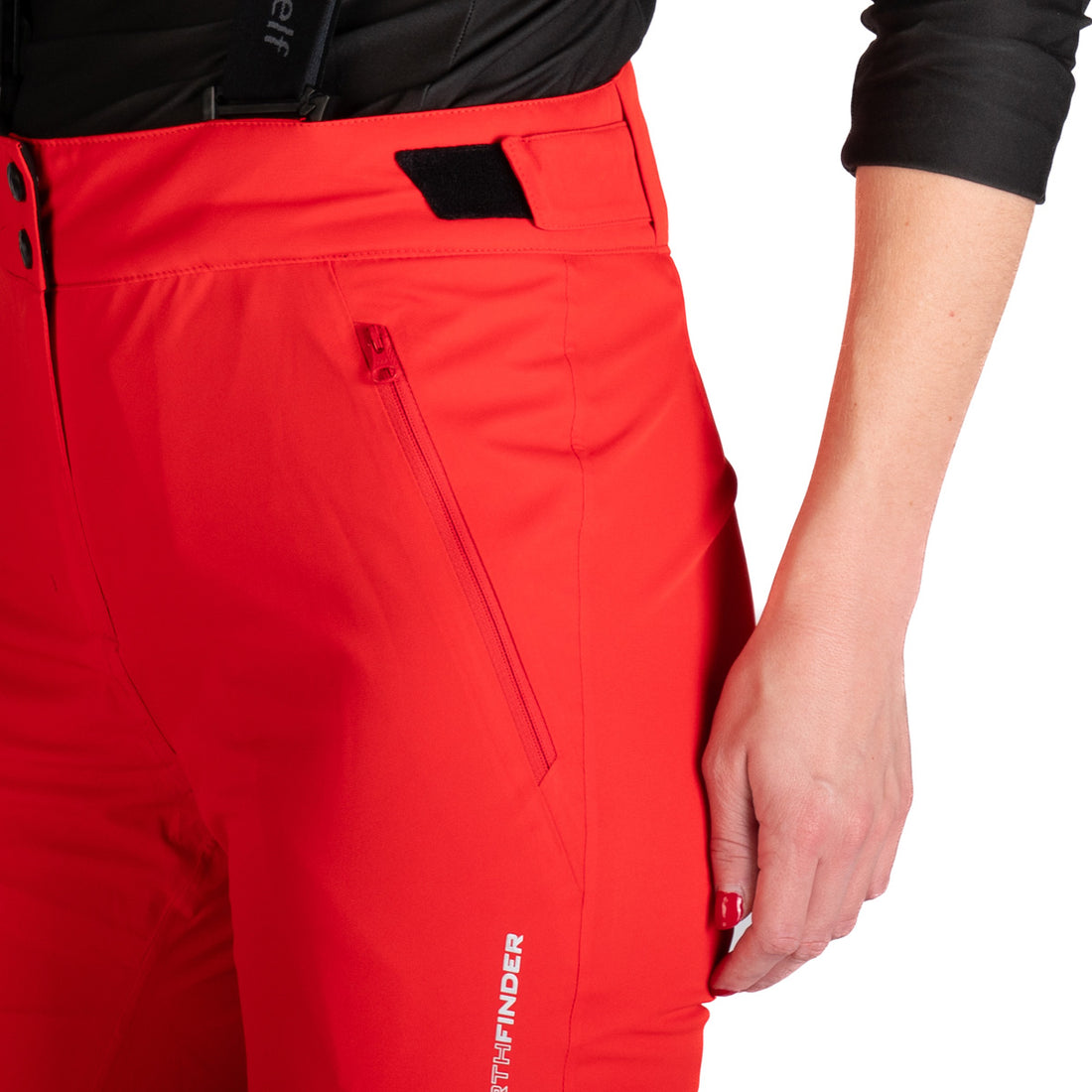 NO-4969SNW women's ski comfortable trousers with braces TAMERA