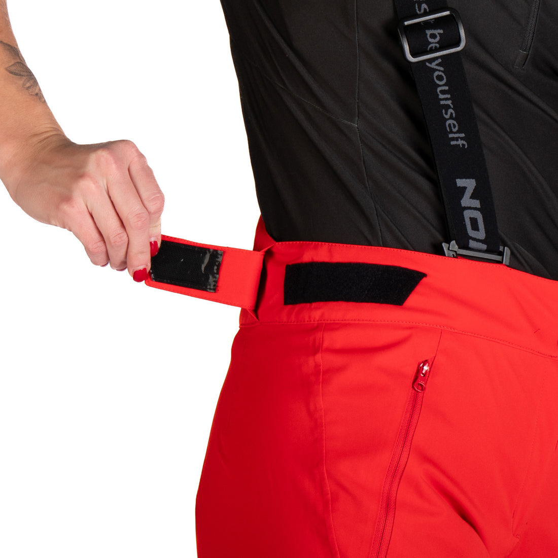 NO-4969SNW women's ski comfortable trousers with braces TAMERA