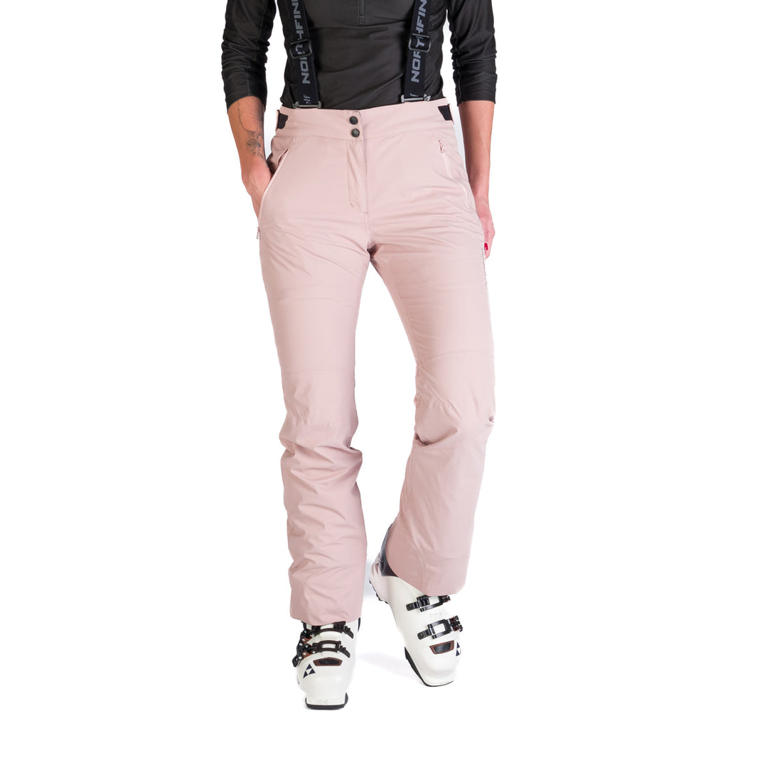 NO-4969SNW women's ski comfortable trousers with braces TAMERA