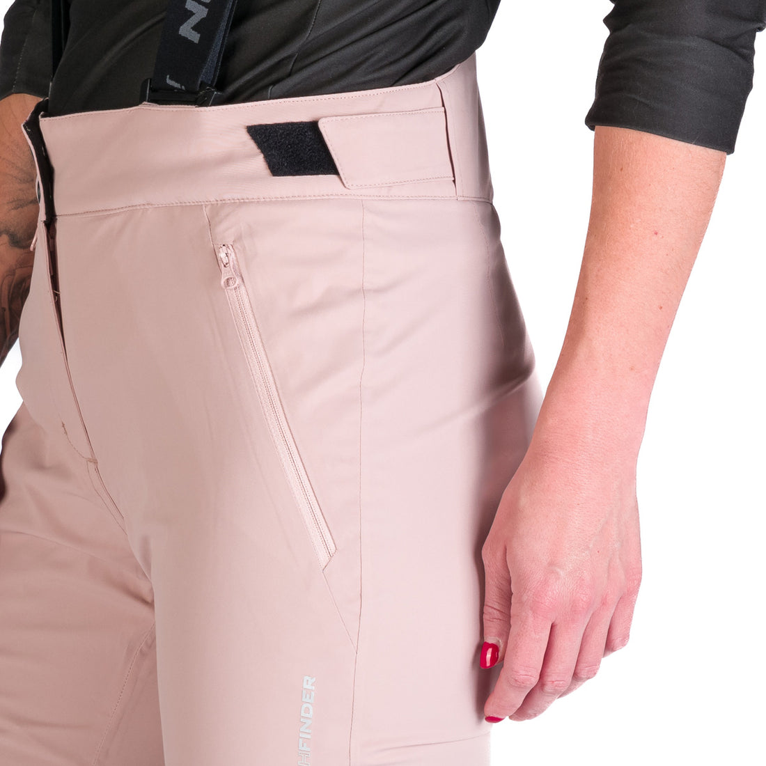 NO-4969SNW women's ski comfortable trousers with braces TAMERA