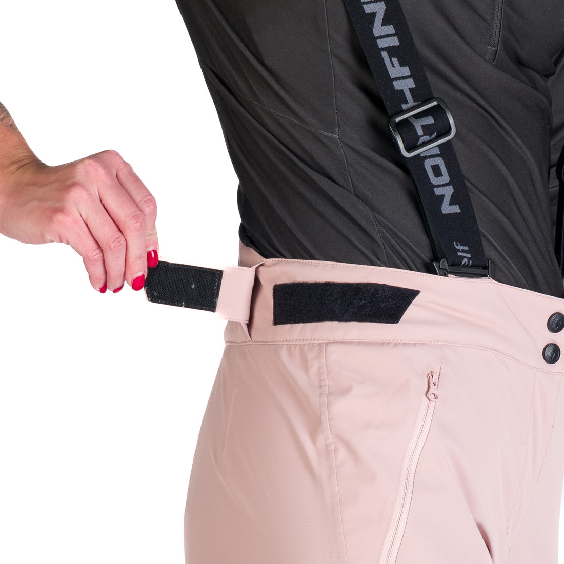 NO-4969SNW women's ski comfortable trousers with braces TAMERA