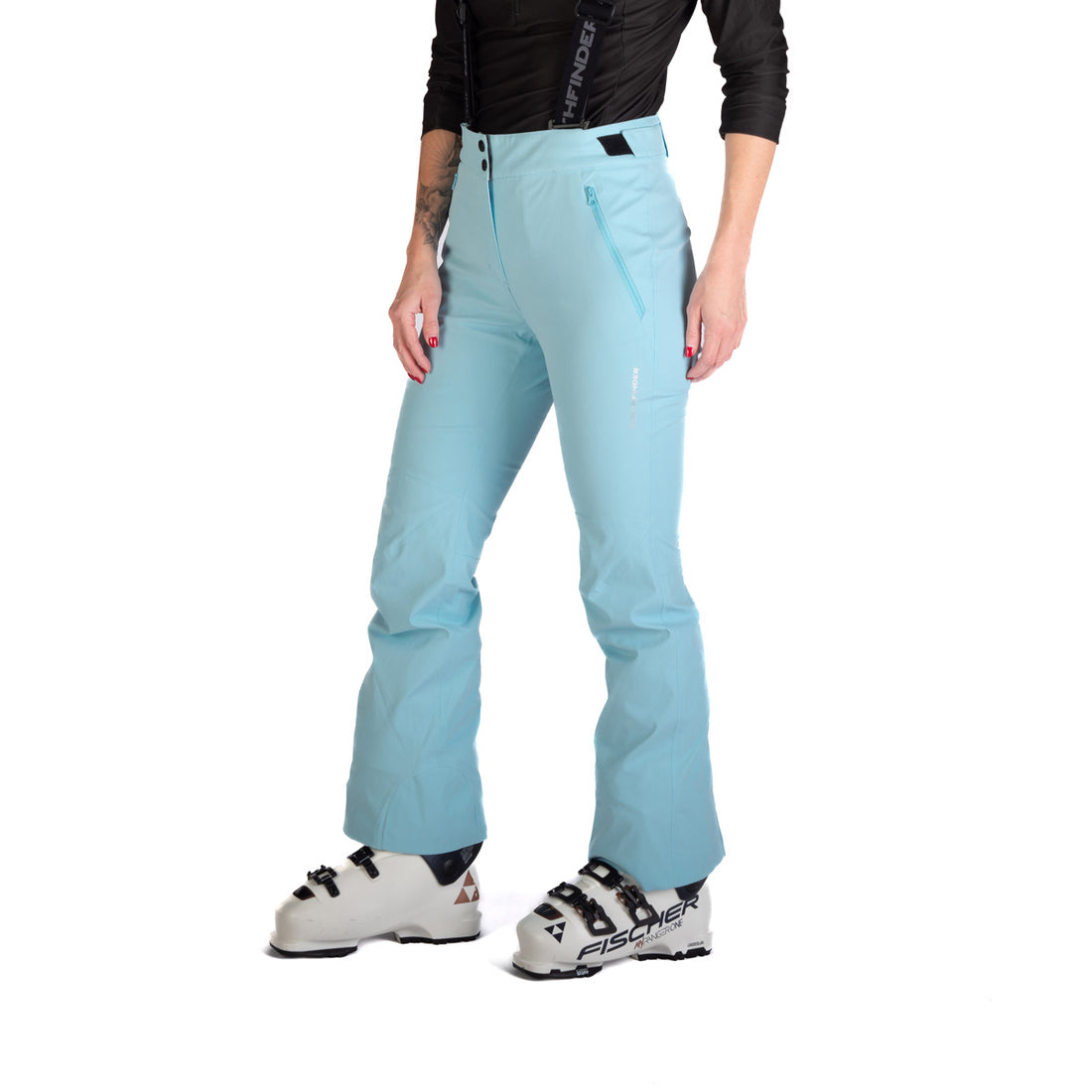 NO-4969SNW women's ski comfortable trousers with braces TAMERA