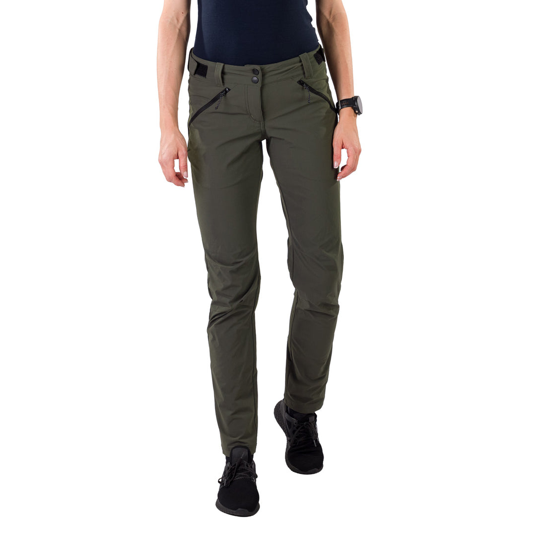 NO-4990OR women's travel stretch regular fit pants TRINA