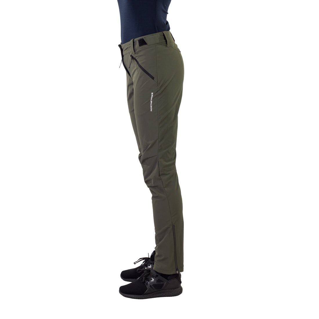 NO-4990OR women's travel stretch regular fit pants TRINA