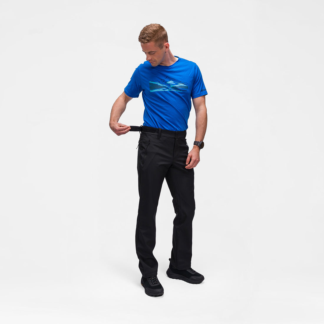 NO-50031OR men's softshell outdoor pants 3L GERON