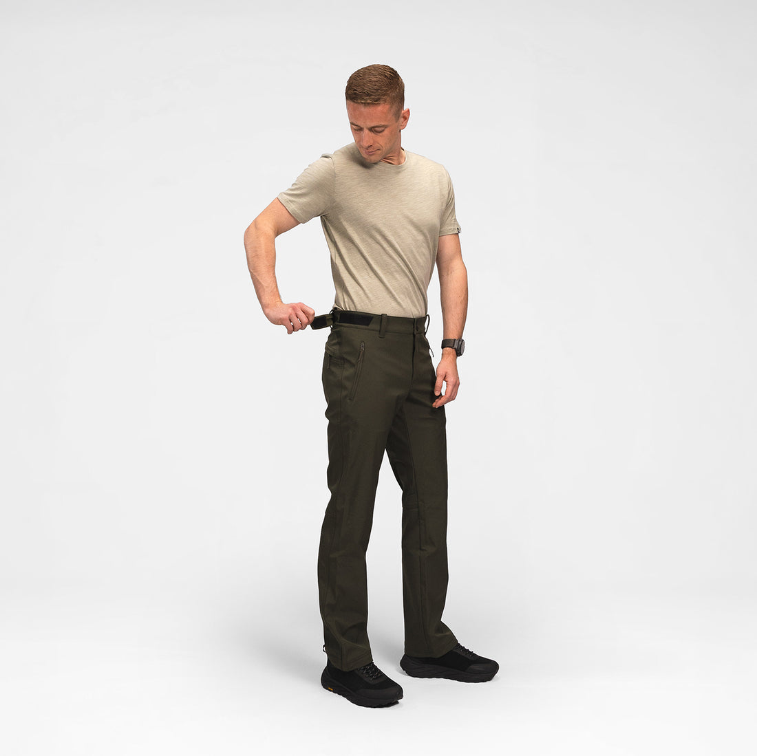 NO-50031OR men's softshell outdoor pants 3L GERON