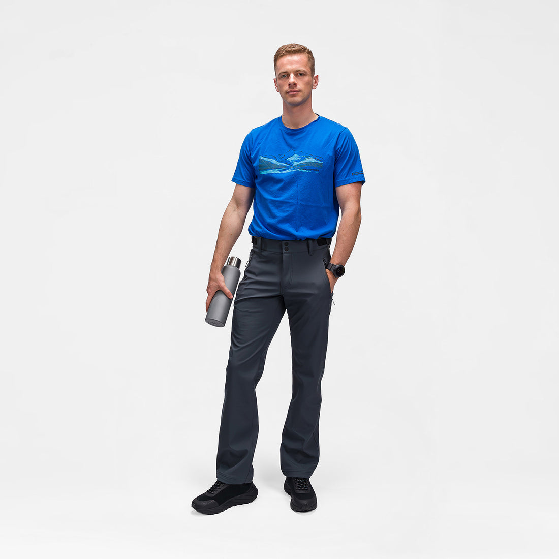 NO-50031OR men's softshell outdoor pants 3L GERON