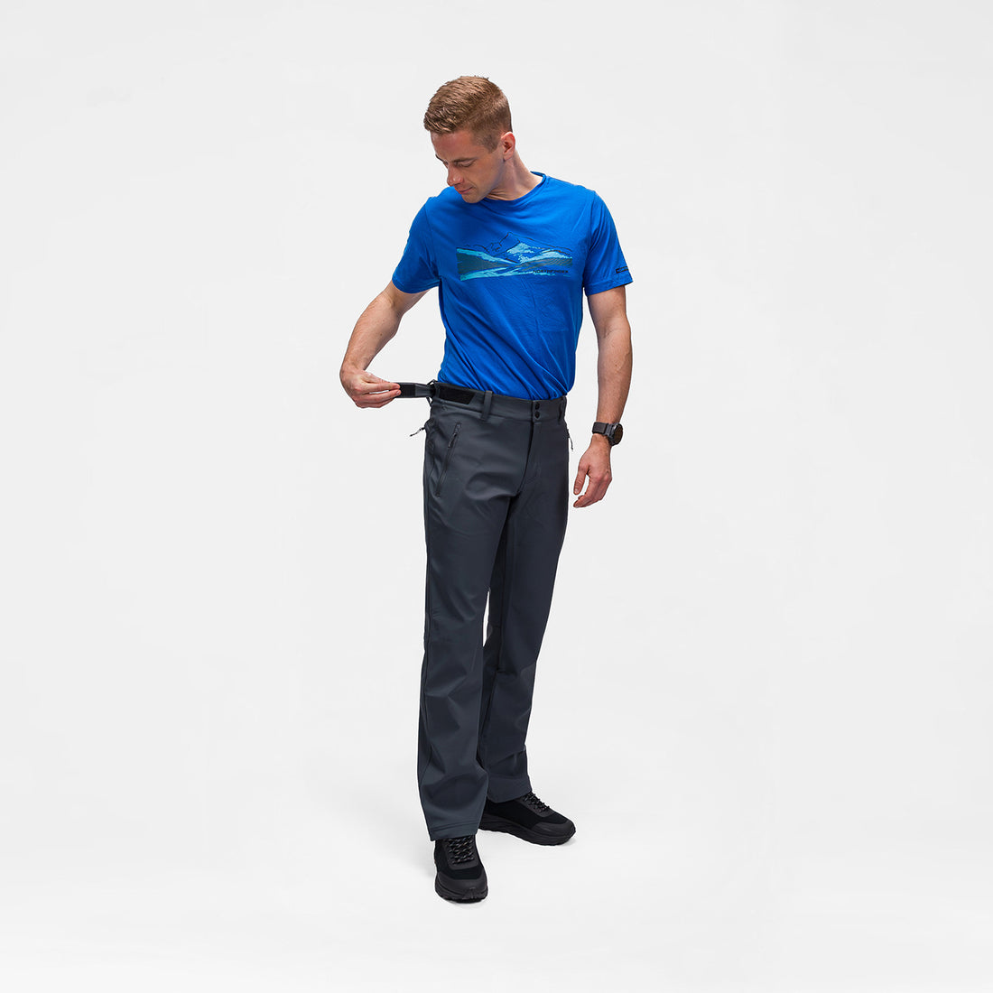 NO-50031OR men's softshell outdoor pants 3L GERON