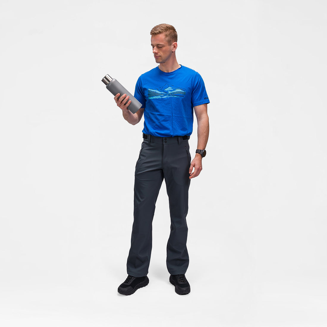 NO-50031OR men's softshell outdoor pants 3L GERON